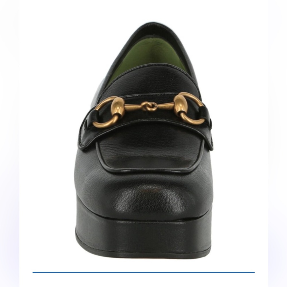 Gucci Horsebit Houdan leather heel loafers - Picture 4 of 14